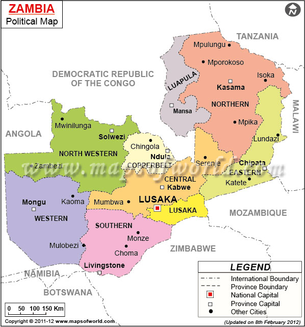 Luanshya map